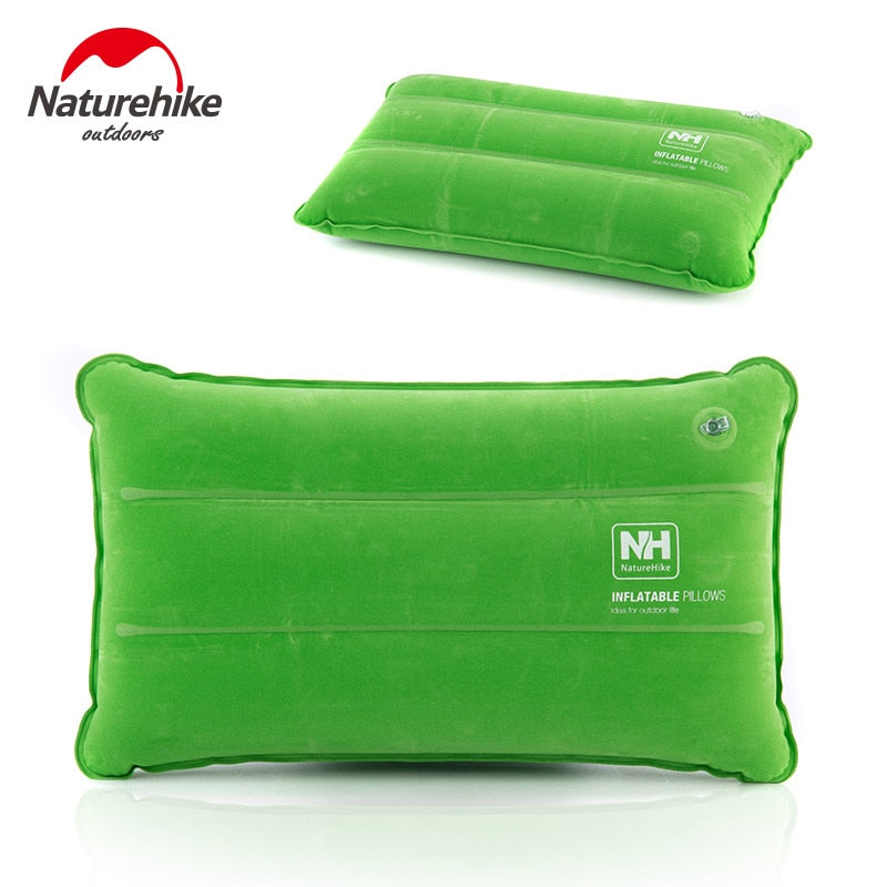 Naturehike Inflated Pillows Compressed Folding Non-slip Pillow Suede Fabric Use For Travel