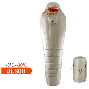 Naturehike Mummy Sleeping Bag Ultralight Camping Adult Warm Winter -20~-10 Degree