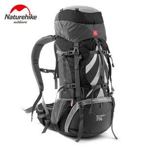 NatureHike 70L Rucksack Outdoor Hiking Backpack Nylon Waterproof