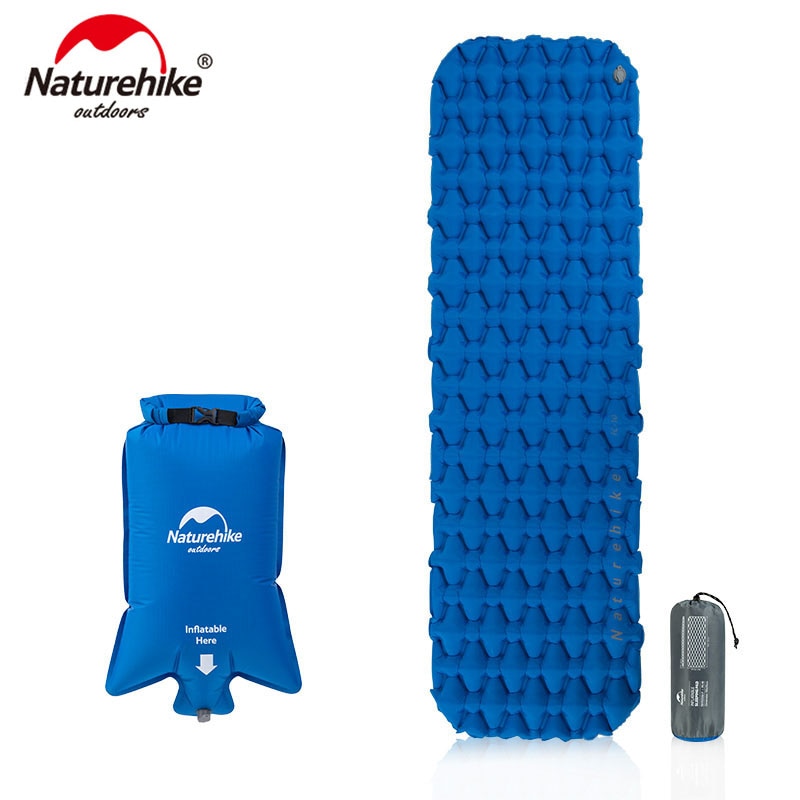 Naturehike Nylon TPU Sleeping Pad Lightweight Moisture-proof Air Mattress Portable Inflatable Mattress Camping Mat