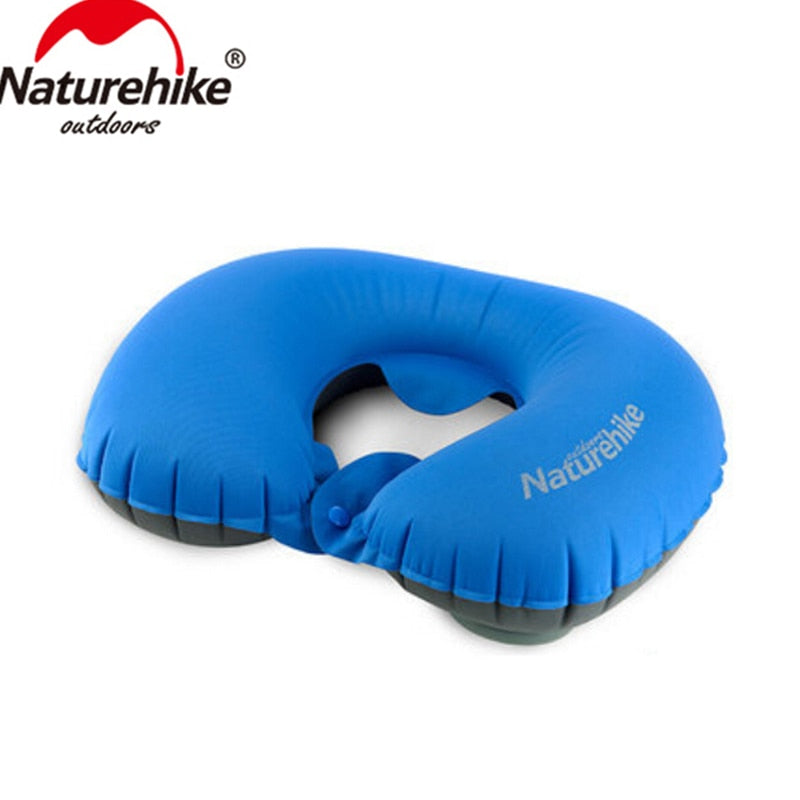 Naturehike Press Inflatable Pillow Travel Air Neck Pillow Comfortable Cervical Pillows Sleep Folding