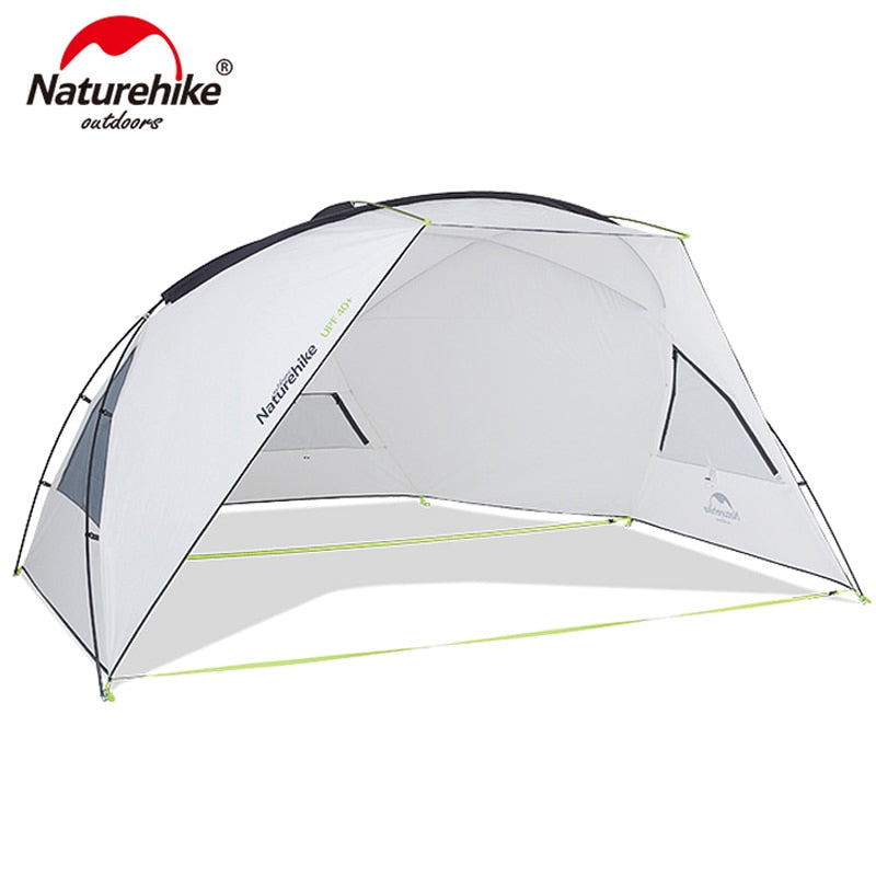 Naturehike Gnie Beach Tarp With Poles Outdoor Camping Tent Sun Shelter Awning